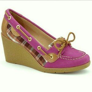 *final markdown* SPERRY 'Goldfish' Topsider Wedge EUC